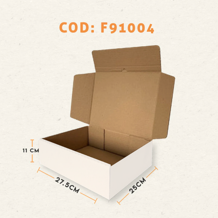 Caja semi Cuadrada 27.5 x 25 x 11 cm