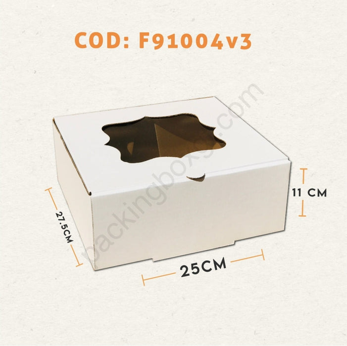 Caja con Ventana Vintage 27.5 x 25 x 11 cm (100 Unidades)