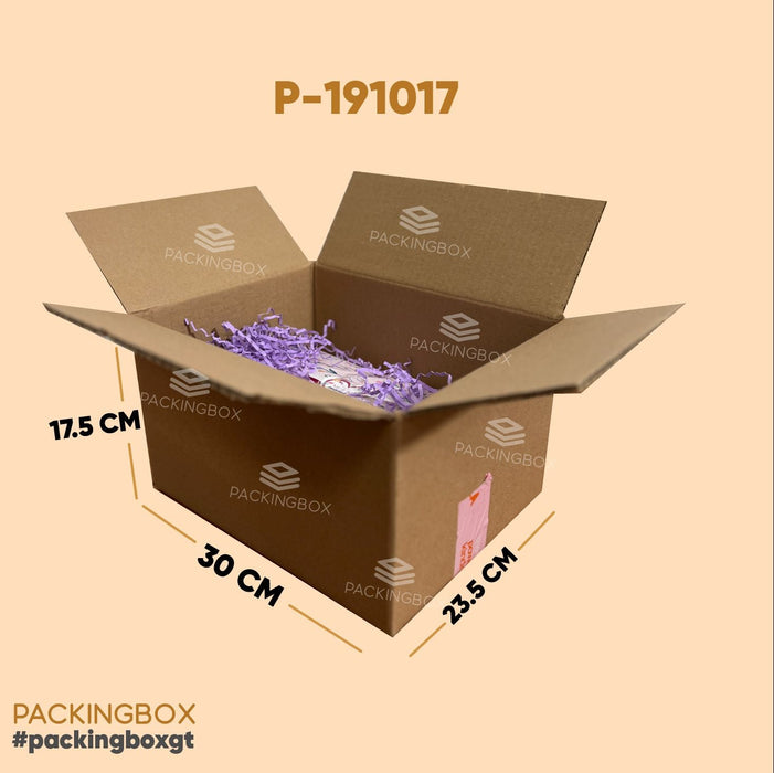 Caja de 30 x 23.5 x 17.5 cm (300 Unidades Con LOGO)