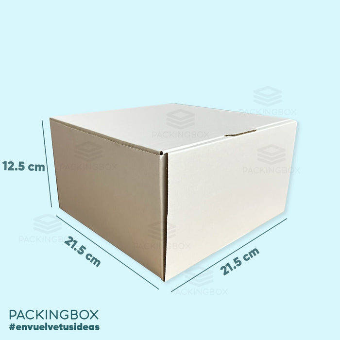 Caja de 21.5 x 21.5 x 12.5 cm (100 Unidades Con LOGO Q7.5 c/u)