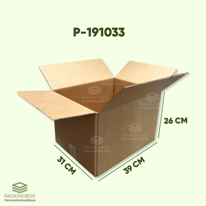 Caja de 39 x 31 x 26 cm (50 Unidades)