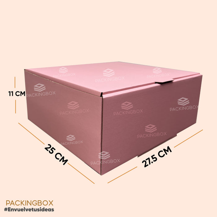 Caja laminada de 27.5 x 25 x 11 cm