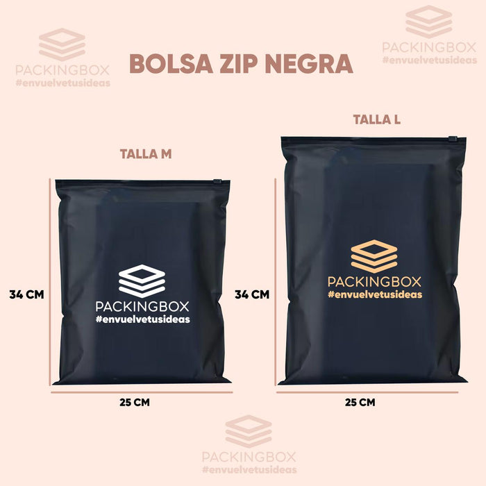 Bolsas ZiP Negras