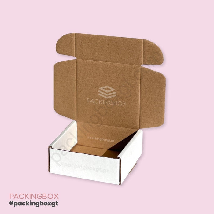 Caja de 10 x 10 x 4 cm (100 Unidades con LOGO)