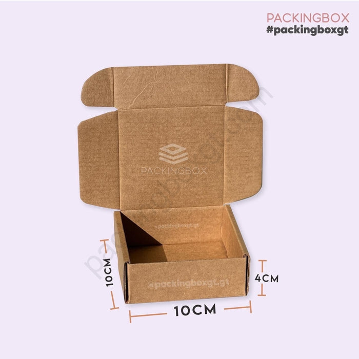 Caja De 10 X 4 Cm 25 Unidades / Kraft Pequeña