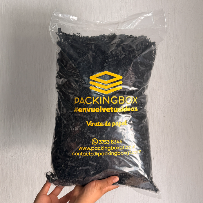 Viruta de papel bond Negra