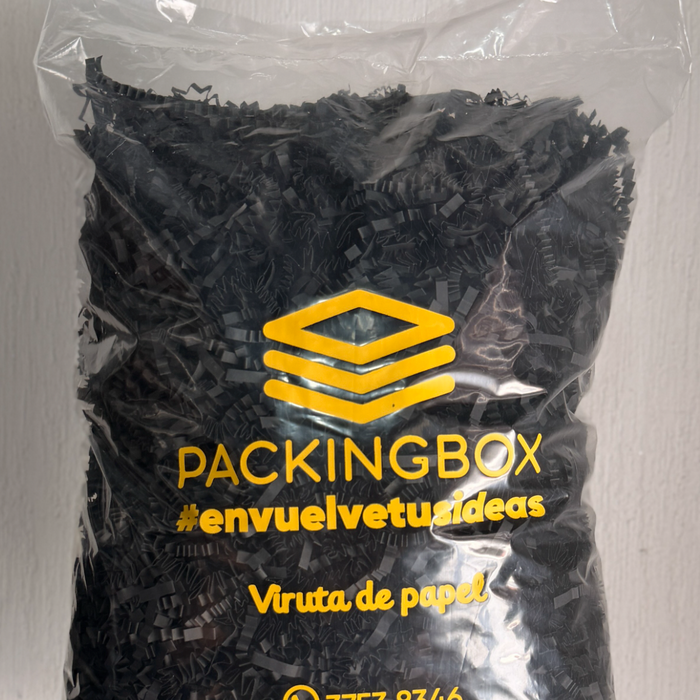 Viruta de papel bond Negra