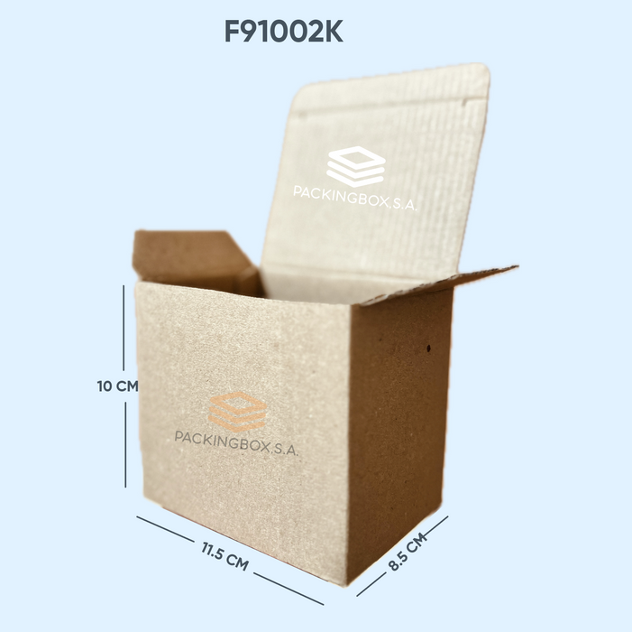 Caja Blanca 11.5 x 8.5 x 10 cm (100 Unidades con LOGO)