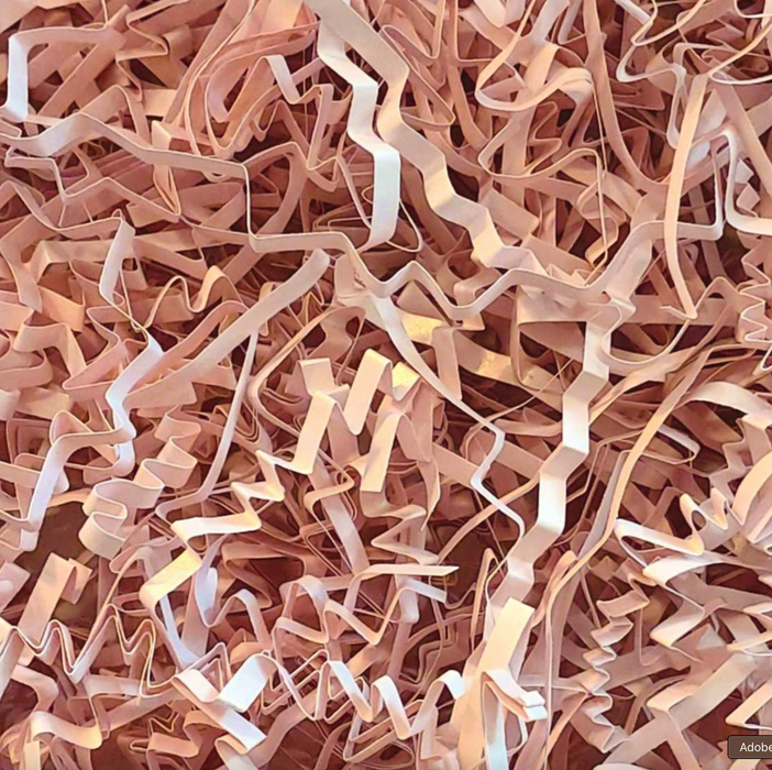 Viruta de papel Rose Gold perlado