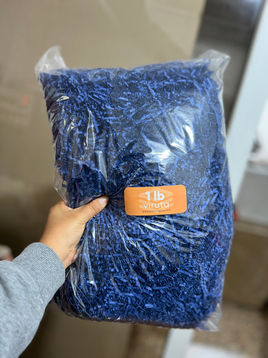Viruta de papel Azul Marino