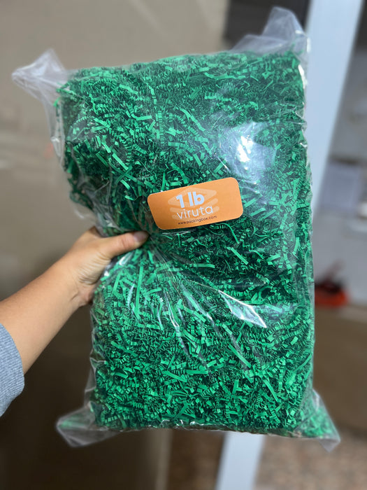 Viruta de papel verde