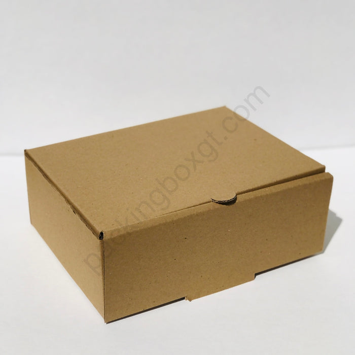 Caja semi Cuadrada 24.5 x 19 x 9 cm (200 Unidades con LOGO)