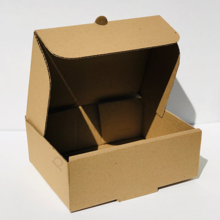 Caja semi Cuadrada 24.5 x 19 x 9 cm (100 Unidades)