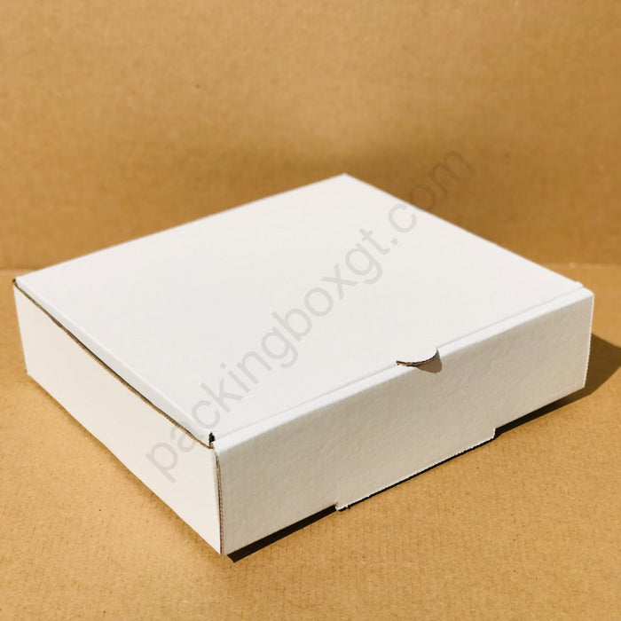 Caja semi Cuadrada 26 x 23 x 7 cm (300 Unidades Con LOGO)
