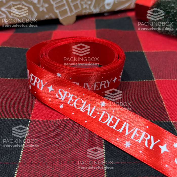 Listón satinado Navideño