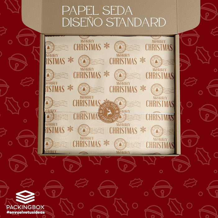 Papel Seda con Diseño Navideño 2