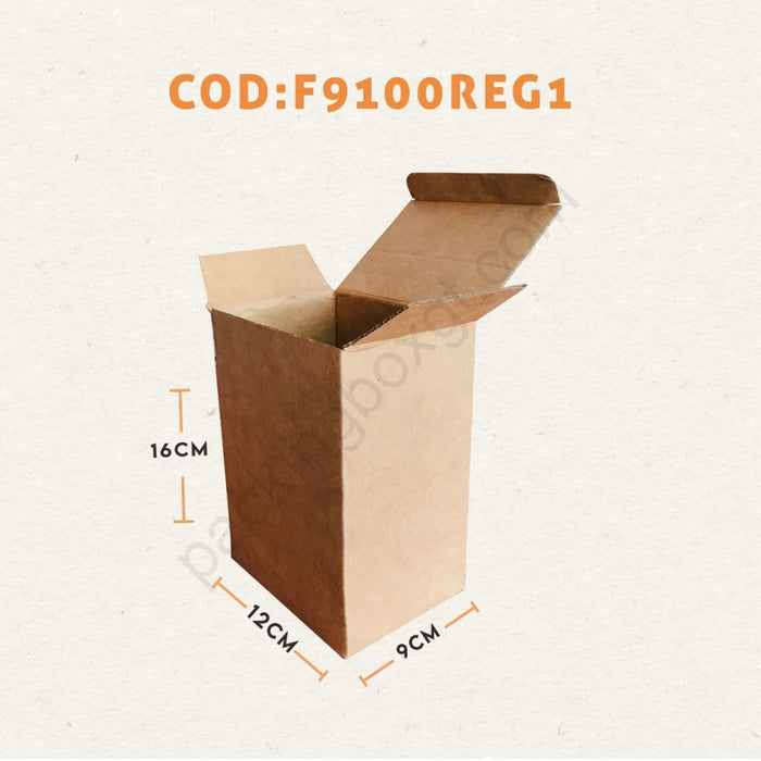 Caja Regular 12 x 9 x 16 cm (100 Unidades Con LOGO)
