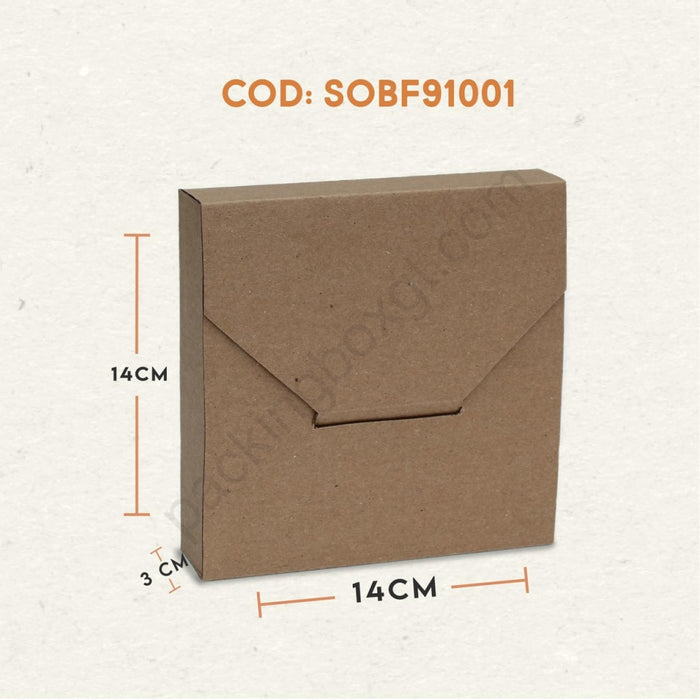 Caja tipo Sobre de 14 x 14 x 3 cm