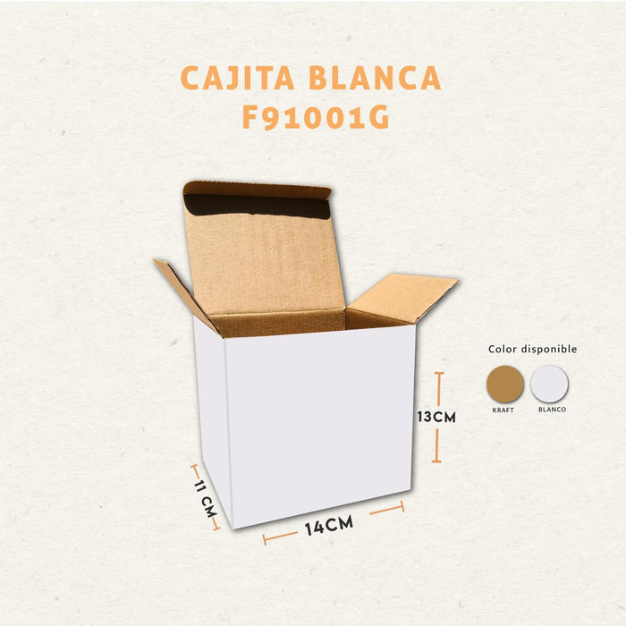 Caja de 14 x 11 x 13 cm