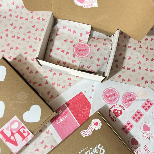 Paquete de 4 cajas de papel con forma de corazón, cajas de cartón con forma  de corazón prefabricadas en blanco con tapas para regalos, dulces y más.
