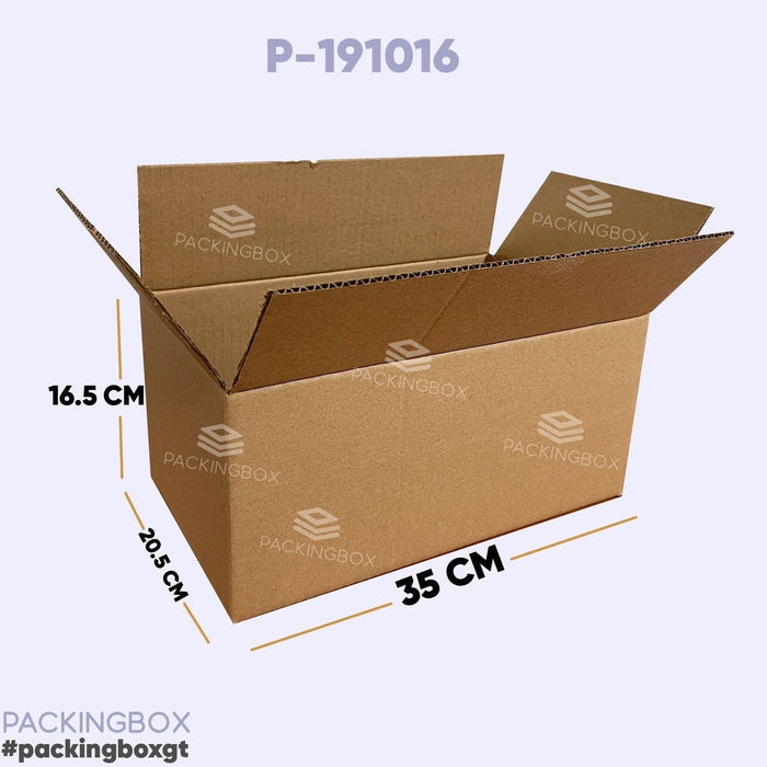 Caja de 35 x 20.5 x 16.5 cm (100 Unidades Con LOGO)