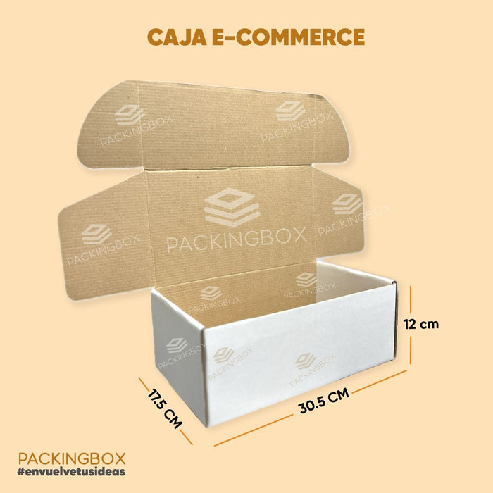 Caja de 30.5 x 17.5 x 12 cm (100 Unidades Con LOGO)