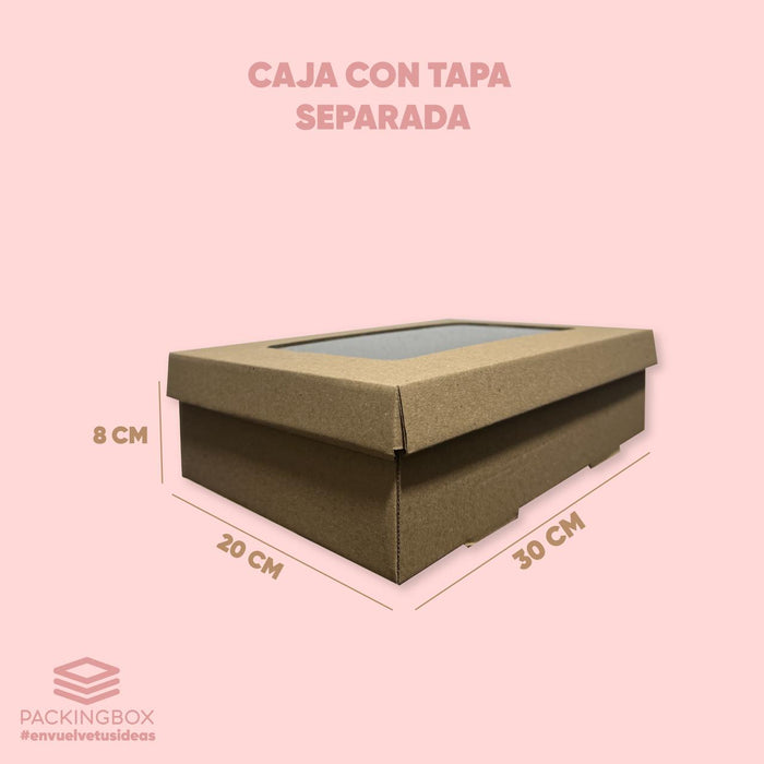 Caja de 30 x 20 x 8 cm (300 Unidades Con LOGO)