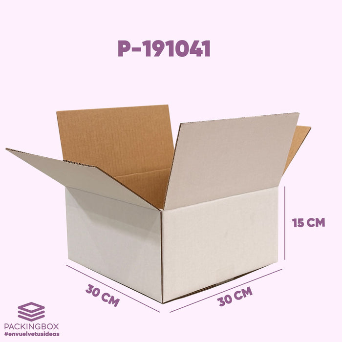 Caja regular de 30 x 30 x 15 cm