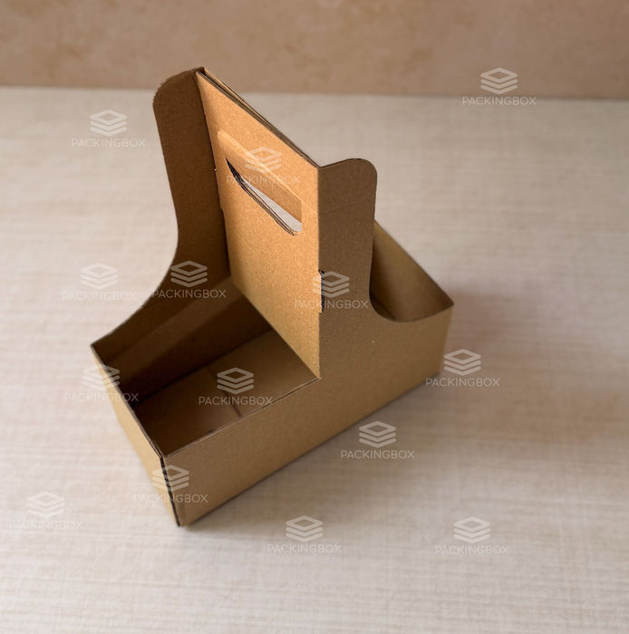 Caja porta vasos de  17 x 8 x 21.5 cm