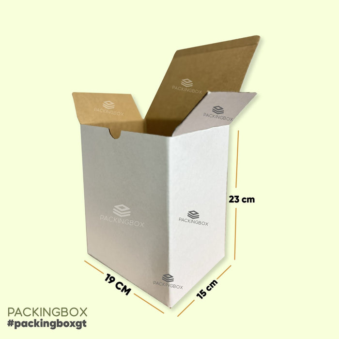 Caja de 23 x 19 x 15 cm (100 Unidades Con LOGO)