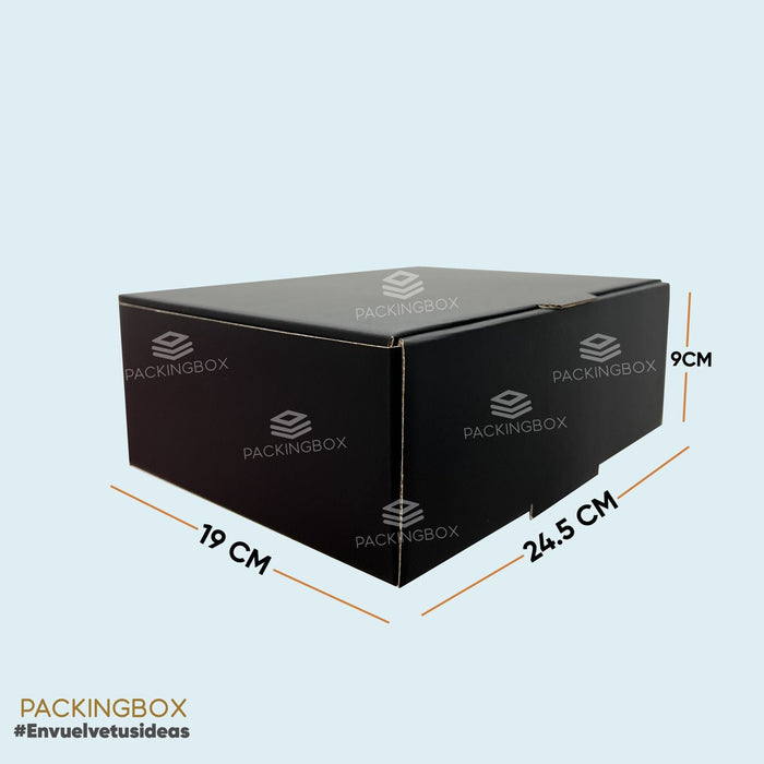 Caja laminada de 24.5 x 19 x 9 cm (300 Unidades Con LOGO)