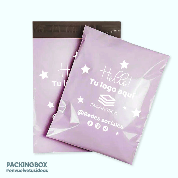Bolsas con Adhesivo Personalizadas — Packingbox,