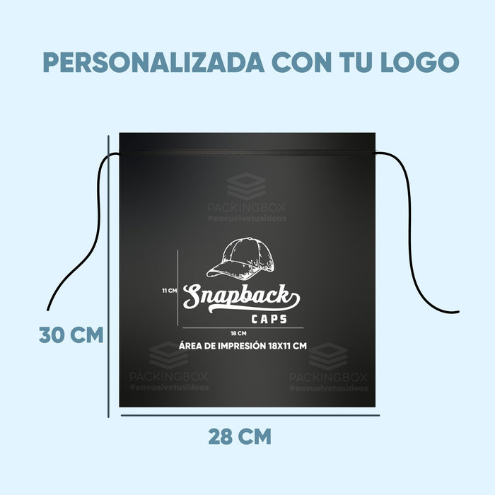 Bolsa Cubre Polvos de Seda Personalizada