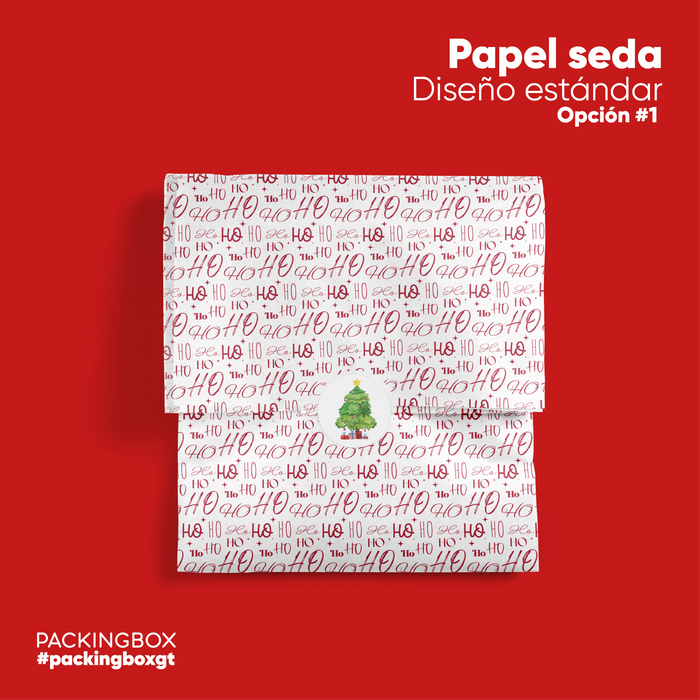Papel Seda con Diseño Navideño