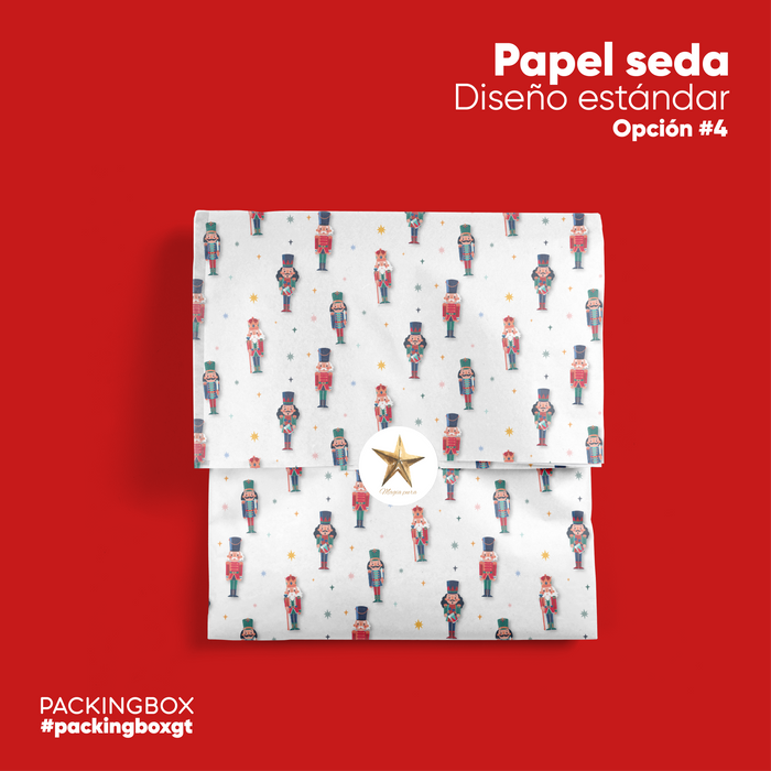 Papel Seda con Diseño Navideño