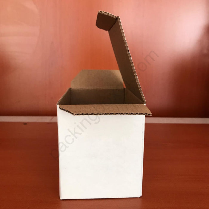 Caja Blanca 11.5 x 8.5 x 10 cm (100 Unidades con LOGO)