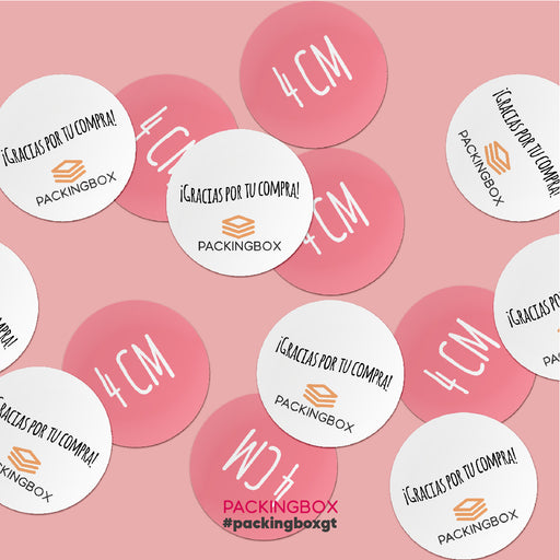Stickers Circulares — Packingbox