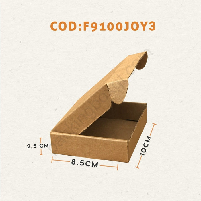 Caja de 10 x 8.5 x 2.5 cm (100 Unidades con LOGO)