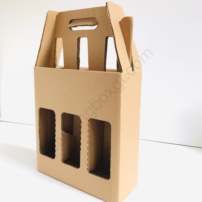 Caja para 3 botellas de Vino de 35 x 25.5 x 9 cm (100 Pack)