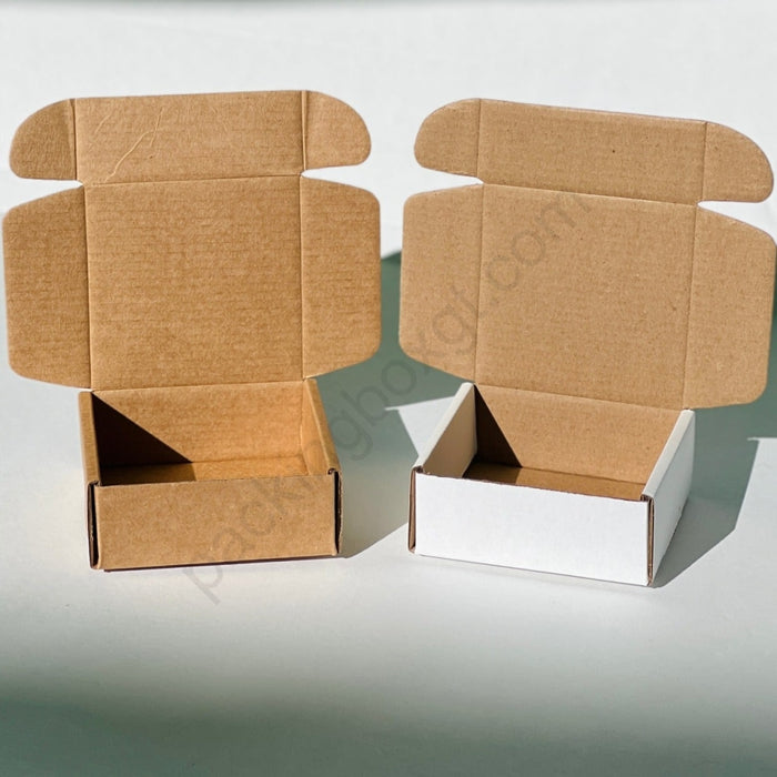 Caja Kraft 16x16x5 cm con 4 div - 10 U - Smartpackaging